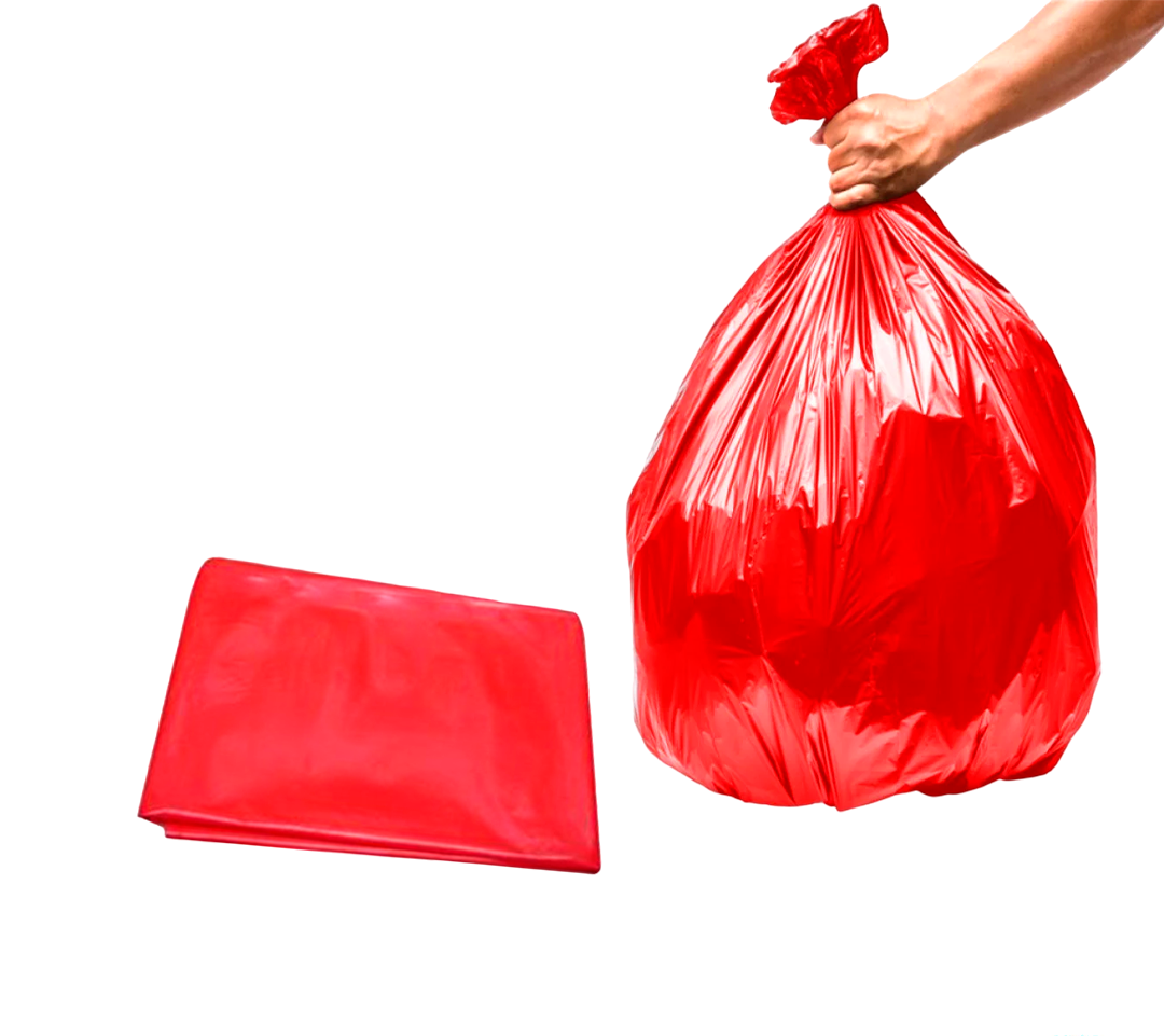 Bolsa de Plástico Rojas