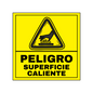 Señalización Superficie Caliente 15x15