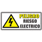 Señalización Peligro Riesgo Eléctrico 15x30